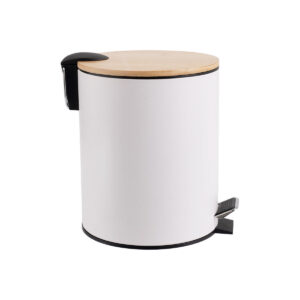 ESTIA ΧΑΡΤΟΔΟΧΕΙΟ ΜΠΑΝΙΟΥ BAMBOO ESSENTIALS SOFT CLOSE 5lt ΛΕΥΚΟ - Image 3