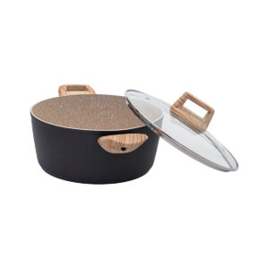 ESTIA ΚΑΤΣΑΡΟΛΑ EARTH ΑΝΤΙΚΟΛΛΗΤΙΚΗ ΠΡΕΣΣΑΡΙΣΤΟΥ ΑΛΟΥΜΙΝΙΟΥ 24cm 4.3lt - Image 3