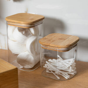 ESTIA ΔΟΧΕΙΟ ΑΠΟΘΗΚΕΥΣΗΣ BAMBOO ESSENTIALS 950ml ΓΥΑΛΙΝΟ ΜΕ ΚΑΠΆΚΙ - Image 7