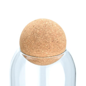 ESTIA ΔΟΧΕΙΟ ΑΠΟΘΗΚΕΥΣΗΣ ΓΥΑΛΙΝΟ 950ml ΜΕ ΚΑΠΑΚΙ ΦΕΛΛΟΥ - Image 3