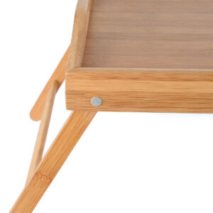 ESTIA ΔΙΣΚΟΣ ΣΕΡΒΙΡΙΣΜΑΤΟΣ BAMBOO ESSENTIALS 50x30x21cm ΜΕ ΑΝΑΔΙΠΛΟΥΜΕΝΑ ΠΟΔΙΑ - Image 6