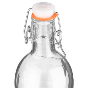 ΜΠΟΥΚΑΛΙ ΓΥΑΛΙΝΟ  1100ml ΜΕ ΜΕΤΑΛΛΙΚΟ ΚΛΙΠ - Image 3