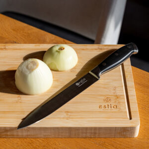 ESTIA ΜΑΧΑΙΡΙ ΚΡΕΑΤΟΣ BUTCHER ANOΞΕΙΔΩΤΟ 2.3mm ME ΛΕΠΙΔΑ 3CR14 - Image 3