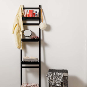 ESTIA ΡΑΦΙΕΡΑ ΔΑΠΕΔΟΥ ΟΡΓΑΝΩΣΗΣ ΒΑΜΒΟΟ ΜΕ 4 ΡΑΦΙΑ ΜΑΥΡΗ - Image 3