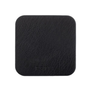 ESTIA ΣΟΥΒΕΡ ALLURE PVC 10x10cm ΜΑΥΡΟ  ΣΕΤ 4 ΤΕΜ. - Image 3