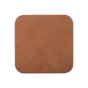 ESTIA ΣΟΥΒΕΡ ALLURE PVC 10x10cm ΚΑΦΕ  ΣΕΤ 4 ΤΕΜ. - Image 3