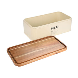 ESTIA ΨΩΜΙΕΡΑ ALLURE ΜΕΤΑΛΛΙΚΗ 42x23x13cm IVORY - Image 3