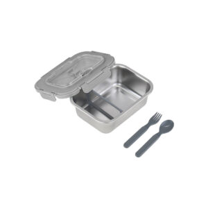 ESTIA ΦΑΓΗΤΟΔΟΧΕΙΟ ΑΝΟΞΕΙΔΩΤΟ 1200ml ΜΕ ΚΟΥΤΑΛΙ, ΠΙΡΟΥΝΙ & ΔΙΑΧΩΡΙΣΤΙΚΟ - Image 3