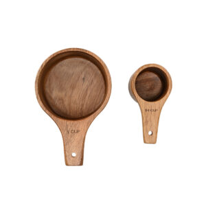 ESTIA ΞΥΛΙΝΗ ΜΕΖΟΥΡΑ ΚΟΥΖΙΝΑΣ ALLURE 13,7CM & 9,4CM ΣΕΤ - Image 3