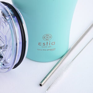 ESTIA ΘΕΡΜΟΣ COFFEE MUG SAVE THE AEGEAN 350ml BERMUDA GREEN - Image 3