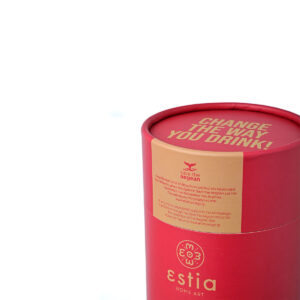 ESTIA ΘΕΡΜΟΣ COFFEE MUG SAVE THE AEGEAN 350ml SCARLET RED - Image 4