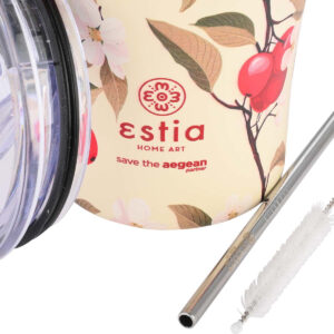 ESTIA ΘΕΡΜΟΣ COFFEE MUG SAVE THE AEGEAN 350ml SAKURA WHISPER - Image 3