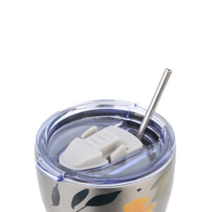 ESTIA ΘΕΡΜΟΣ COFFEE MUG SAVE THE AEGEAN 350ml SILVER BOTANIC - Image 3