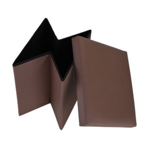 ESTIA ΣΚΑΜΠΟ CUBE LEATHER ΜΕ ΑΠΟΘΗΚΕΥΤΙΚΟ ΧΩΡΟ ΚΑΦΕ - Image 4