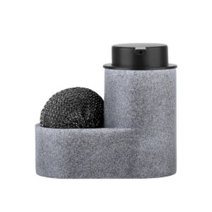 ESTIA ΑΝΤΛΙΑ ΣΑΠΟΥΝΙΟΥ ΠΙΑΤΩΝ ΜΕ ΜΑΥΡΟ ΣΦΟΥΓΓΑΡΑΚΙ ΓΚΡΙ