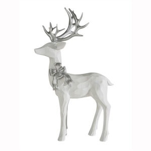 ΧΡΙΣΤΟΥΓΕΝΝΙΑΤΙΚΟΣ ΠΟΛΥΕΣΤΕΡΙΚΟΣ ΤΑΡΑΝΔΟΣ ΜΕ ΦΙΟΓΚΟ ΛΕΥΚΟΣ ΑΣΗΜΙ 17,7Χ7,2Χ29,5 ΕΚ