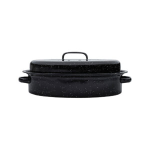 ΓΑΣΤΡΑ ENAMEL ΕΜΑΓΙΕ 40x27x15cm 4.8lt ΜΕ ΣΧΑΡΑ - Image 2