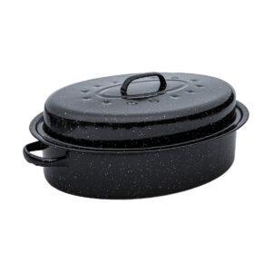 ΓΑΣΤΡΑ ENAMEL ΕΜΑΓΙΕ 46.5x32x18cm 7.8lt ΜΕ ΣΧΑΡΑ