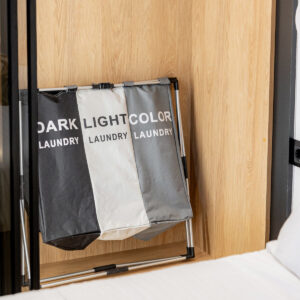 ΚΑΛΑΘΙ ΑΠΛΥΤΩΝ ΠΤΥΣΣΟΜΕΝΟ 3 ΘΕΣΕΩΝ ΜΑΥΡΟ-ΓΚΡΙ-ΛΕΥΚΟ - Image 5