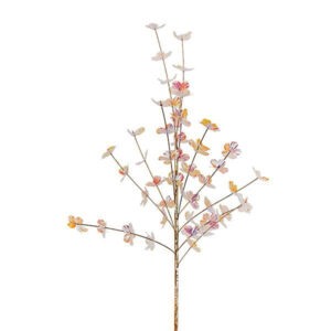 ΤΕΧΝΗΤΟ ΛΟΥΛΟΥΔΙ/ΚΛΑΔΙ ΑΜΥΓΔΑΛΙΑ ΧΡΥΣΟ- ΡΟΖ ΙΡΙΔΙΖΟΝ 85cm