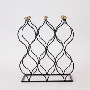 ΜΠΟΥΚΑΛΟΘΗΚΗ ΕΠΙΤΡΑΠΕΖΙΑ ΜΕΤΑΛΛΙΚΗ ΜΑΥΡΟ-ΦΥΣΙΚΟ 34x19.5x40.5cm