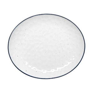 ESTIA ΠΙΑΤΟ ΡΗΧΟ PEBBLES ΠΟΡΣΕΛΑΝΙΝΟ 28cm