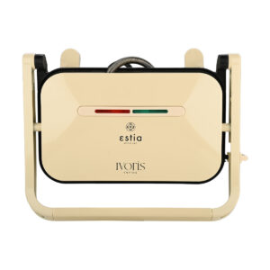 ESTIA ΤΟΣΤΙΕΡΑ IVORIS 2 ΘΕΣΕΩΝ 1300w ΜΕ ΑΝΤΙΚΟΛΛΗΤΙΚΕΣ ΠΛΑΚΕΣ - Image 1