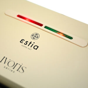 ESTIA ΤΟΣΤΙΕΡΑ IVORIS 2 ΘΕΣΕΩΝ 1300w ΜΕ ΑΝΤΙΚΟΛΛΗΤΙΚΕΣ ΠΛΑΚΕΣ - Image 5