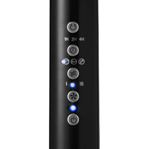 ESTIA ΑΝΕΜΙΣΤΗΡΑΣ ΣΤΑΝΤ ΕΠΙΔΑΠΕΔΙΟΣ LEVANTO 40cm 55w ΜΑΥΡΟΣ ΜΕ ΤΗΛΕΧΕΙΡΙΣΤΗΡΙΟ - Image 4