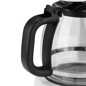 ESTIA ΚΑΦΕΤΙΕΡΑ ΦΙΛΤΡΟΥ INTENSE LUMINUS ΠΛΑΣΤΙΚΗ 1000w ΜΕ ΓΥΑΛΙΝΗ ΚΑΝΑΤΑ 1.25lt ΜΑΤ - Image 4