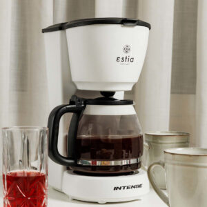 ESTIA ΚΑΦΕΤΙΕΡΑ ΦΙΛΤΡΟΥ INTENSE LUMINUS ΠΛΑΣΤΙΚΗ 1000w ΜΕ ΓΥΑΛΙΝΗ ΚΑΝΑΤΑ 1.25lt ΜΑΤ - Image 6