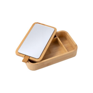 ESTIA ΚΟΥΤΙ ΟΡΓΑΝΩΣΗΣ ΚΑΙ ΑΠΟΘΗΚΕΥΣΗΣ BAMBOO ESSENTIALS ΜΕ ΚΑΘΡΕΦΤΗ 23x13,50x4cm - Image 3