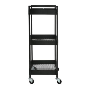 ESTIA ΤΡΟΛΕΪ ΑΠΟΘΗΚΕΥΣΗΣ MODUS ΜΕΤΑΛΛΙΚΟ ΜΕ 3 ΡΑΦΙΑ ΜΑΥΡΟ - Image 3