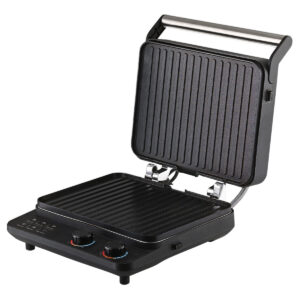 ESTIA ΣΑΝΤΟΥΙΤΣΙΕΡΑ ΓΚΡΙΛΙΕΡΑ INOXSENSE 4 ΘΕΣΕΩΝ 2000W ΜΕ ΑΠΟΣΠΩΜΕΝΕΣ ΑΝΤΙΚΟΛΛΗΤΙΚΕΣ ΠΛΑΚΕΣ - Image 4