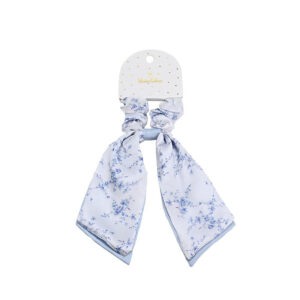 Scrunchie με μαντίλι blue toile
