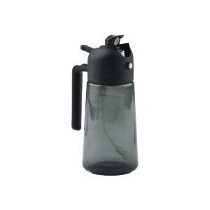 ESTIA ΔΟΧΕΙΟ ΛΑΔΙΟΥ ΜΕ ΡΟΗ ΚΑΙ ΨΕΚΑΣΤΗΡΑ ΓΥΑΛΙΝΟ 400ml ΓΚΡΙ - Image 2