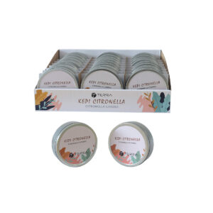 ESTIA ΚΕΡΙ ΣΙΤΡΟΝΕΛΑΣ ΣΕ ΜΕΤΑΛΛΙΚΟ ΔΟΧΕΙΟ 160gr ASSORTED